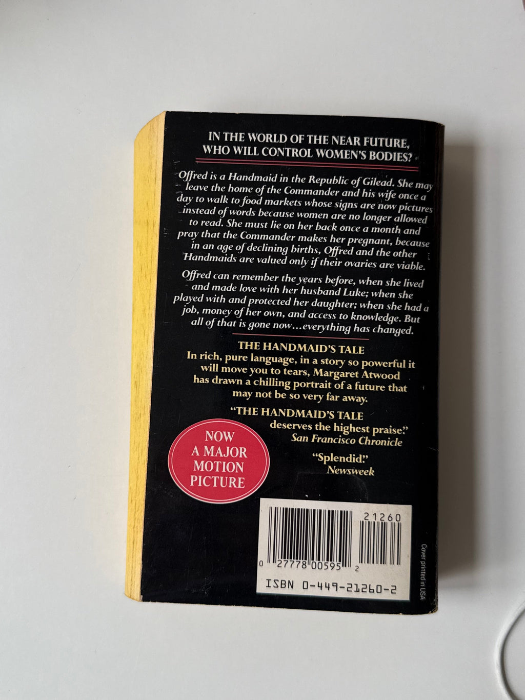 The Handmaid's tale by Margaret Atwood (english)